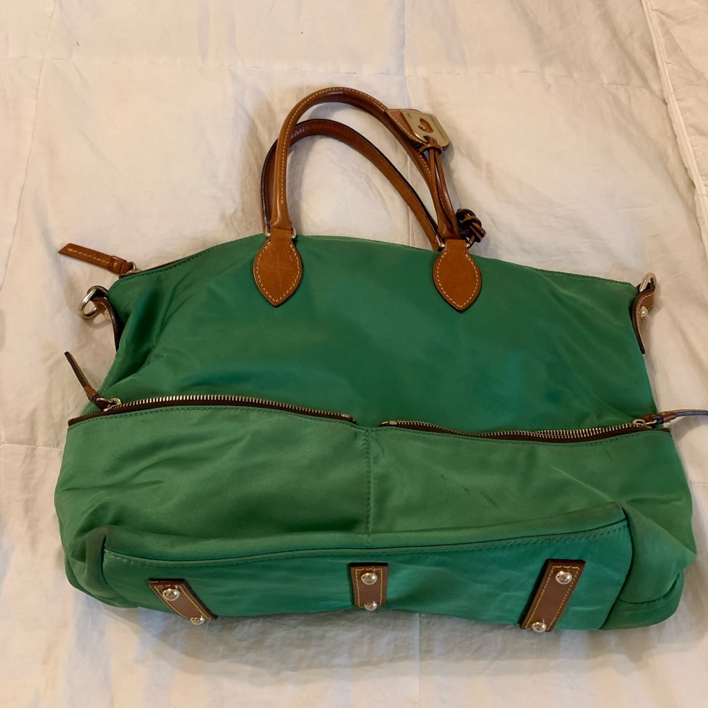 Dooney & Bourke Green Nylon Tote